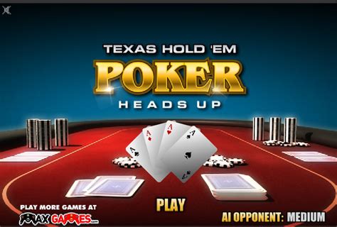 texas holdem poker heads up
